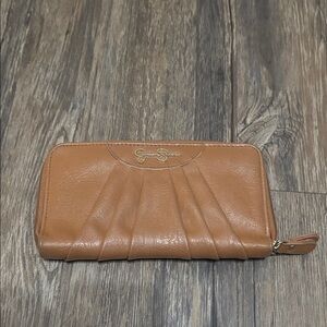 Jessica Simpson Tan Leather Wallet